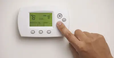 Digital thermostat installation with precise temperature programming in Bellevue, NE