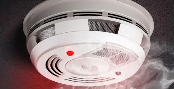 Installed smoke detector providing reliable fire detection in Bellevue, NE