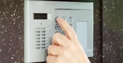 intercom system for home installation services with indoor access control keypad in Bellevue, NE