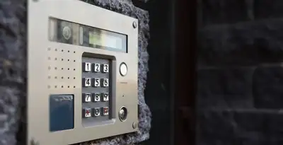 intercom system for home installation services with secure entry communication panel in Bellevue, NE