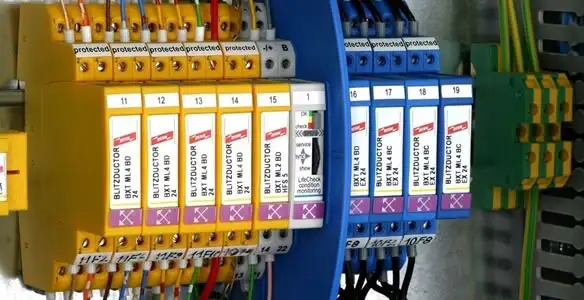 lightning surge protection equipment integrated into electrical system by certified electricians in Bellevue, NE