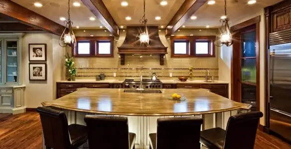 Finished recessed lighting installation providing balanced indoor lighting in Bellevue, NE